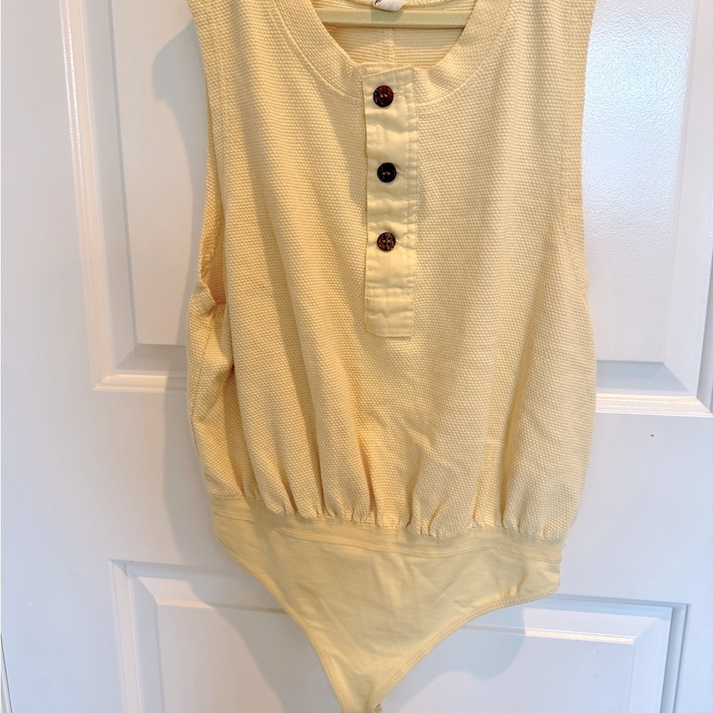 Free People Peek IAYE Henley bodysuit